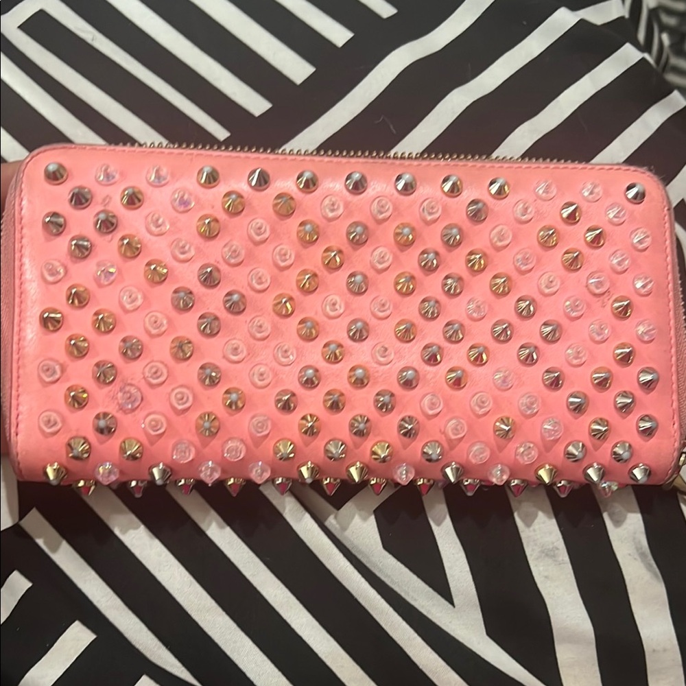 COPY - Studded Pink Wallet